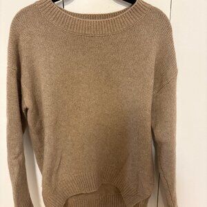 One Grey Day Lyle Cashmere Pullover - Camel (XS)